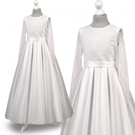 Sukienka komunijne alba sukienki komunijne alby model Elza00BI