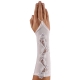 Rękawiczki komunijne długie na palca midi RK49