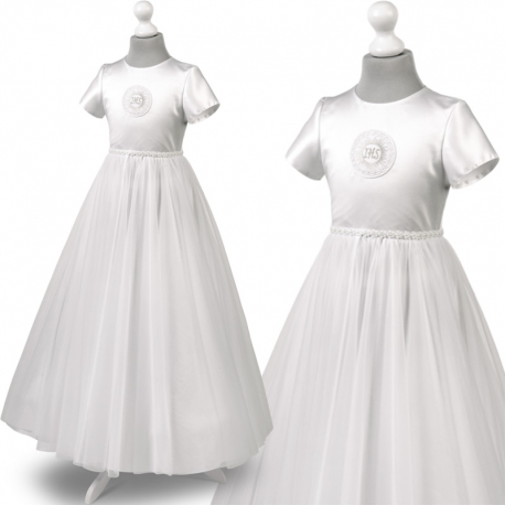 Sukienka komunijne alba sukienki komunijne alby model Tosia60BI