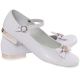 Buty komunijne dla dziewczynki baleriny OM805
