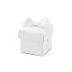 Białe pudełeczka z kokardką na słodkości 10sztuk PUDP6